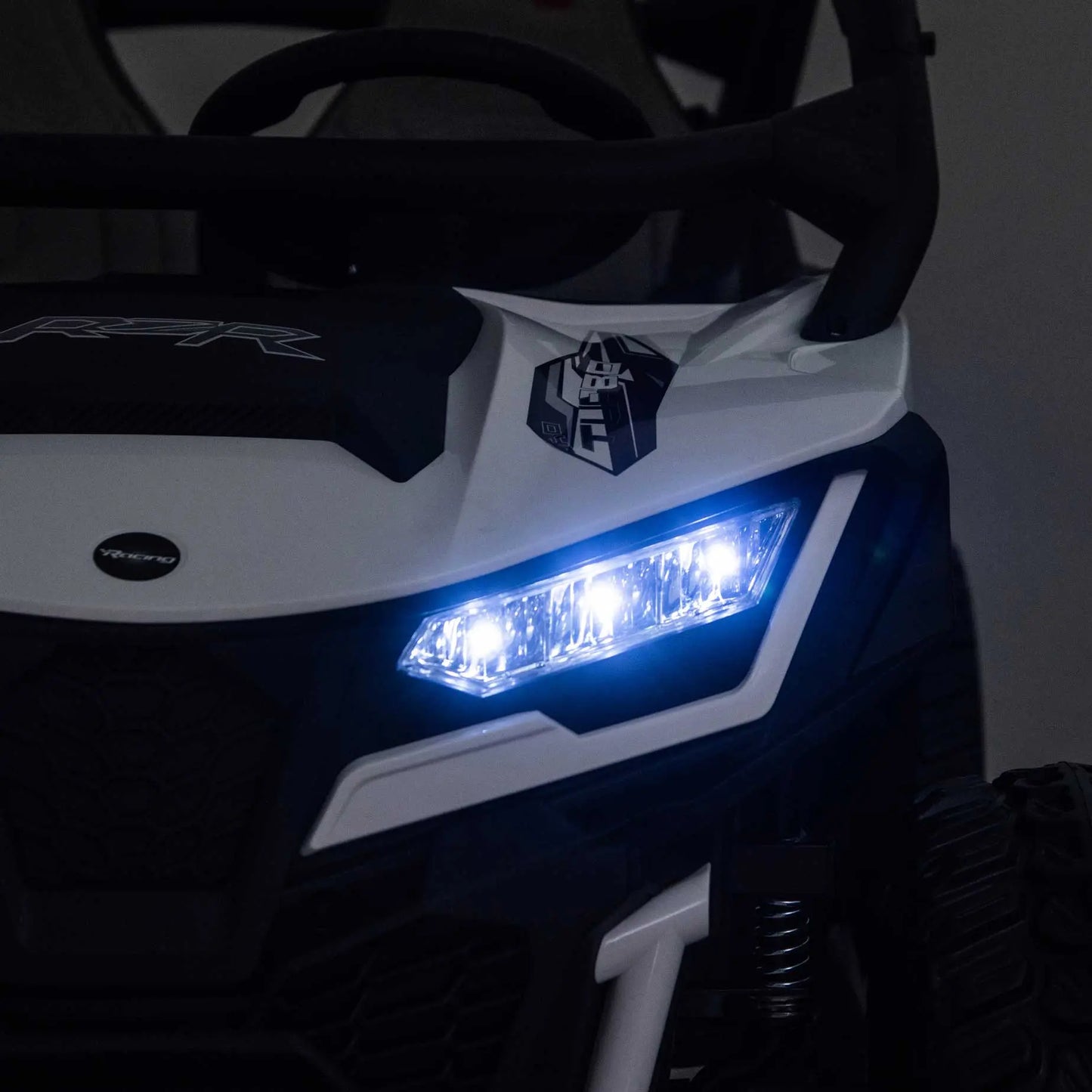 Trail Runner 24V 4WD Kids Ride-On UTV with R/C Parental Remote | White