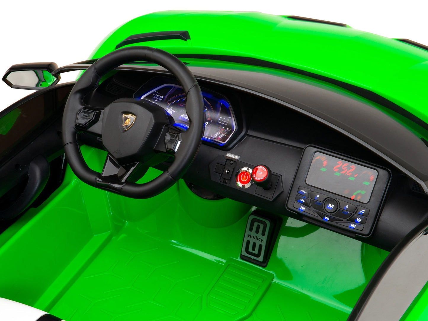 Lamborghini Aventador SVJ Drift Edition 24V Kids Ride-On Car with R/C Parental Remote | Green