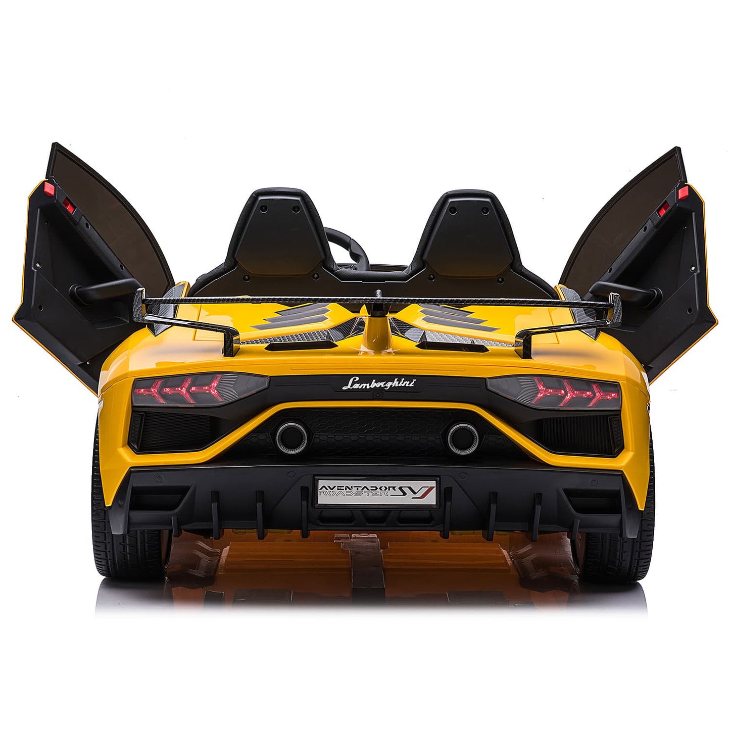 Lamborghini Aventador SVJ 24V Kids Ride-On Car with R/C Parental Remote | Yellow